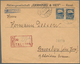 Delcampe - 13508 Estland: 1920-21 Three Registered Covers To Brooklyn, N.Y., U.S.A. Franked With 'Reval' Definitives, - Estonie