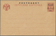 13526 Estland - Lokalausgaben: Rakwere (Wesenberg): 1918, 10 (K) On 5 K Brown Postal Stationery Card Ovp " - Estonie