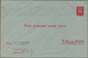 13529 Estland - Ganzsachen: 1940, 5s. Red, Stationey Envelope Used "TARTU 8 VIII 1940". Mi. 220,- ?. - Estonie