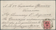 13535 Finnland: 1878, 32 Pen Arms Issue Single Franking On Envelope Sent From Helsingfors Via St. Petersbu - Lettres & Documents