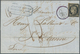 13566 Frankreich: 1852-1874, Four Entire Letters Including 1852 Letter Lyon-St. Etienne, 1854 (Paris) And - Oblitérés