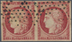 13577 Frankreich: 1849, Ceres 1 Fr. Karmin "Repub. Franc." Auf Gelblichem Papier, Gestempelte SPERATI-Fäls - Gebraucht
