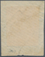 13580 Frankreich: 1850, Ceres 1 Fr. Dark Carmine "carmin Foncé", Stamp On Cut Square Of Cover Tied By Rhom - Gebraucht
