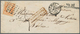 13591 Frankreich: 1855/1856, Mail To Savoy (Kingdom Of Sardinia), Two Covers From Paris To Savoy Each Obli - Oblitérés