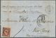 13594 Frankreich: 1855, 80 C. Carmine "Empire Nd", Single Franking On Letter From Argentan Via Paris, Live - Gebraucht