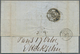 13594 Frankreich: 1855, 80 C. Carmine "Empire Nd", Single Franking On Letter From Argentan Via Paris, Live - Gebraucht