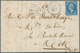13601 Frankreich: 1862, APRES LE DEPART, Boxed Cancellation On Two Different Covers With Single Franking 2 - Gebraucht