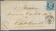 13601 Frankreich: 1862, APRES LE DEPART, Boxed Cancellation On Two Different Covers With Single Franking 2 - Gebraucht