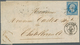 13601 Frankreich: 1862, APRES LE DEPART, Boxed Cancellation On Two Different Covers With Single Franking 2 - Oblitérés