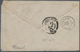 13615 Frankreich: 1871, 10c. Bistre "laure" And 10c. Siege On Envelope, Clearly Oblit. By GC "2240" And C. - Gebraucht