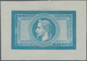 13627 Frankreich: 1863-70 Napoleon Laureated (Emission Empire Lauré), Proto-Type Die Proof In Blue For The - Gebraucht