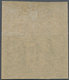13664 Frankreich: 1876, 1 Fr. Olive On Light Yellow Allegory Type II, Unused With Hinge And Imperferated. - Gebraucht