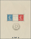 13729 Frankreich: 1927, "Strasbourg-Block " Mit Ausstellungstempel 10.6.27 In Voller Originalgröße, Selten - Gebraucht