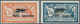 13731 Frankreich: 1927, International Flight And Navigation Exhibition, 2 Fr And 5 Fr With Overprint "Post - Gebraucht