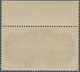 13764 Frankreich: 1936, 50 Fr. "Flugpostausgabe" Luxus-Oberrandstück, Auch Im Rand Vollig Postfrisch, /Mau - Gebraucht