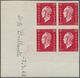 13786 Frankreich: 1948. NON-ISSUED DESIGN "Marianne With Liberty Cap" In Dark Brown-red In A Corner Block - Oblitérés