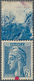 13789 Frankreich: 1948. NON-ISSUED Stamp "6fr Marianne With Phrygian Cap" In Blue By Hourriez As Lower Sta - Oblitérés