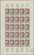 13798 Frankreich: 1951. Set Of 2 Different Color Proof Sheets Of 25 For The Issue "Opening Of The Museum O - Gebraucht