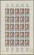 13798 Frankreich: 1951. Set Of 2 Different Color Proof Sheets Of 25 For The Issue "Opening Of The Museum O - Gebraucht