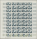 13806 Frankreich: 1954. Set Of 2 Different Color Proof Sheets Of 50 For The Issue "(12fr) Marshal Jean De - Oblitérés