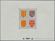 13812 Frankreich: 1955, Definitives "Coat Of Arms", Bloc Speciaux, Unmounted Mint, Signed. Only 21 Printed - Gebraucht