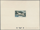 13820 Frankreich: 1960, Air Mail Stamps, Epreuve De Luxe Set, Toning Stripes On Reverse. - Oblitérés