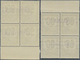 13934 Frankreich - Postpaketmarken: 1944/1947, 1fr. To 90fr., Set Of 14 Values As Marginal Blocks Of Four - Autres & Non Classés