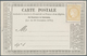 13993 Frankreich - Ganzsachen: 1872, Two Different Mint Preprinted Postcard Formulars (stationery Precurso - Autres & Non Classés