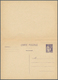 13996 Frankreich - Ganzsachen: 1938/1941, Type "Paix", 55c. Lilac, Reply Card, Unused. One Of The Rarest S - Autres & Non Classés