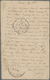 14028 Frankreich - Ballonpost: 1870, A Self-made Postal Card Flown By Ballon Nr. 4 "LE CELESTE" Bearing A - 1960-.... Lettres & Documents