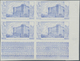 14049 Frankreich - Besonderheiten: 1939. Revolution 150th Anniversary. Corner Block Of 4 Essays In Pale Bl - Autres & Non Classés