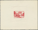 14054 Frankreich - Besonderheiten: 1946. Epreuve D'artiste Signée In Red For Non-issued Stamp "100fr Libér - Autres & Non Classés