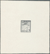 14062 Frankreich - Besonderheiten: (Undated). Die Proof In Black For Unissued Type Postes "3c Airplane Ove - Sonstige & Ohne Zuordnung