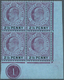 14069 Gibraltar: 1907, KEVII 2½d. Purple And Black/blue With Wmk. Mult Crown CA Block Of Four From Lower R - Gibraltar