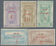 14092 Griechenland: 1900, Postage Stamps: Five Values Of The Issue To The Reintroduction Of The Olympic Ga - Briefe U. Dokumente