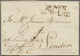 14122 Großbritannien - Vorphilatelie: 1776, INCOMING MAIL: Portugal, Complete Folded Letter Cover From LIS - ...-1840 Precursori