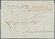 14128 Großbritannien - Vorphilatelie: 1844, Folded Letter Sent From LEEDS With Better Transit Mark "Hambur - ...-1840 Vorläufer