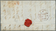 14131 Großbritannien: 1840, QV 1d Canc. Red Maltese Cross On Entire Folded Letter From "GLASGOW SEP 29 184 - Autres & Non Classés