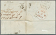 14133 Großbritannien: 1840-41 1d. Black, Right Hand Marginal Single Lettered I-L, Tied By Black Maltese Cr - Autres & Non Classés