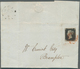 14136 Großbritannien: 1841, 1d. Black, Lettered F-H, Fresh Colour, Cut Into At Lower Right Otherwise Close - Sonstige & Ohne Zuordnung