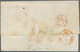 14157 Großbritannien: 1866, 1 D. Darkrosa In Scarce Combination With 3d. Rose On Folded Envelope With Dupl - Sonstige & Ohne Zuordnung