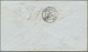 14159 Großbritannien: 1867, Four Letter Franked With 3d QV Rose With Large Corner Letter, Plate No. "5" Po - Sonstige & Ohne Zuordnung