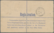 14259 Britische Militärpost II. WK: 1943 KGVI. 2s6d. Yellow-green Optd. "M.E.F." Uprating Postal Stationer - Autres & Non Classés