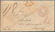 14265 Großbritannien - Ganzsachen: 1846, 1d Pink Postal Stationary Envelope Used From LONDON 21 JA 1846 Vi - 1840 Mulready-Umschläge