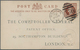 14266 Großbritannien - Ganzsachen: 1892, 1/2 D Brown QV Official Patent Office Card With Embossed 7 1/2 D - 1840 Mulready-Umschläge