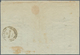 14280 Ionische Inseln - Vorphilatelie: 1845, Folded Letter With Black Crowned Double Circle PAID AT CORFU - Ionische Inseln