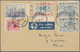 14281 Ionische Inseln: 1941/1943: Two Rare Post Cards, First Argostoli To Athens 17.8.41, Second From Paxo - Ionische Inseln