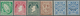 14318 Irland: 1922/1923, Definitives "National Symbols", Wm "SE", Five Values With Inverted Watermark, Unm - Briefe U. Dokumente