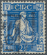 14336 Irland: 1945, Death Centenary Of Thomas Davis, 2½pg. Blue With Inverted Watermark, Fine Used Copy. S - Lettres & Documents