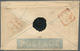 14401 Irland - Ganzsachen: 1840, Mulready 2 D. Envelope (a196) Used From "KINGSTOWN JA.15.1941" With Red M - Ganzsachen